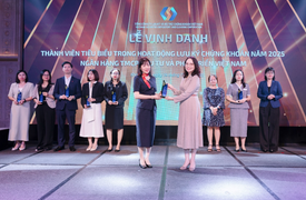 BIDV - Top 10 thành viên tiêu biểu trong hoạt động lưu ký chứng khoán năm 2025