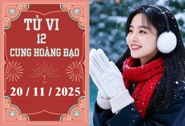 Tử vi 12 cung hoàng đạo ngày 20/11: Sư Tử cẩn trọng, Nhân Mã khấm khá