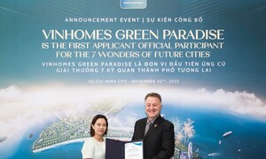 Vinhomes Green Paradise là ứng viên đầu tiên của '7 Kỳ quan Đô thị Tương lai'