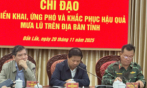 Quân đội điều trực thăng, máy bay không người lái cứu dân vùng lũ ở Đắk Lắk