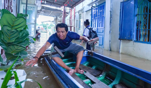 Mực nước sông Đồng Nai dâng cao, cảnh báo ngập lụt ở nhiều xã phường 