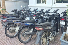 Bắt nhóm thanh niên gây ra 13 vụ trộm cắp xe máy