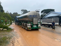 Nối lại giao thông trên đèo Sông Pha lên Đà Lạt