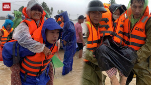 Lực lượng cứu hộ 'thần tốc' phá vòng vây nước xiết cứu 1.000 người dân Đắk Lắk