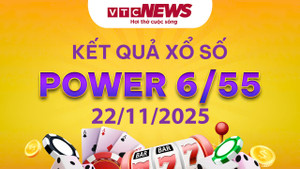Vietlott 22/11 - Kết quả xổ số Vietlott hôm nay 22/11/2025 - Xổ số Power 6/55
