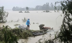 Hàng nghìn người ở Đắk Lắk vẫn bị cô lập do lũ còn ngập sâu, chảy xiết