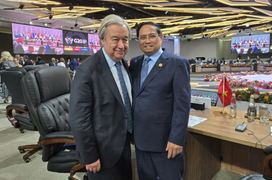 Thủ tướng gặp Tổng Thư ký Liên hợp quốc và Thủ tướng Australia