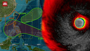 Mầm mống bão số 15 xuất hiện, hướng đi giống hệt bão số 13