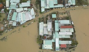 Nước sông Hà Thanh dâng cao, nhiều nơi ở Gia Lai tái ngập