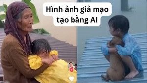 Cộng đồng mạng lên án hành vi dùng AI tạo ảnh giả về lũ miền Trung để câu view