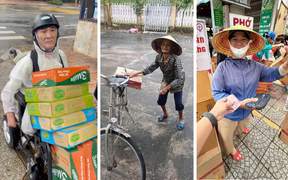 Xúc động những 'chiếc lá rách ít đùm lá rách nhiều' khi miền Trung lũ lụt