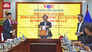 VOV phát động ủng hộ đồng bào miền Trung, Tây Nguyên bị thiệt hại do mưa lũ