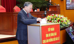 Tổng Bí thư Tô Lâm và các lãnh đạo Đảng, Nhà nước ủng hộ đồng bào vùng bão lũ