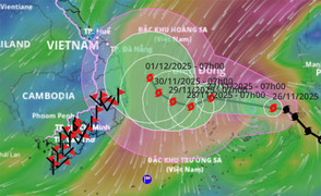 Bão số 15 Koto cách đảo Song Tử Tây 440km, quần thảo Biển Đông nhiều ngày