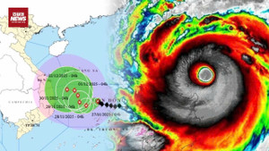 Bão số 15 Koto đạt cực đại cấp 12, di chuyển chậm