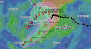 Bão số 15 Koto còn giật cấp 13, Biển Đông lại sắp đón thêm một áp thấp nhiệt đới