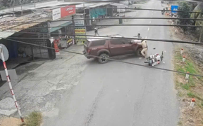 Danh tính tài xế lái ô tô húc ngã mô tô đặc chủng của CSGT rồi bỏ trốn