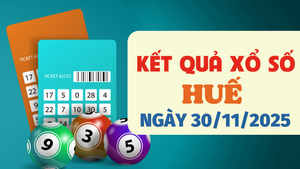 Trực tiếp kết quả xổ số Huế hôm nay 30/11/2025 - XSTTH 30/11