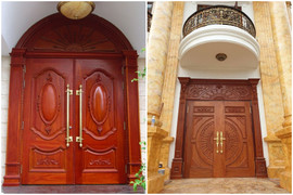 Những mẫu cửa gỗ biệt thự sang trọng được ưa chuộng