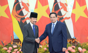 Thủ tướng Phạm Minh Chính hội kiến Quốc vương Brunei