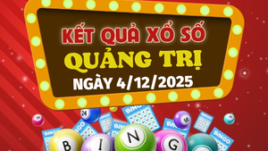 Trực tiếp kết quả xổ số Quảng Trị hôm nay 4/12/2025 - XSQT 4/12