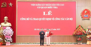 Đại tá Lê Đức Hùng giữ chức Phó Thủ trưởng Cơ quan điều tra Viện KSND tối cao