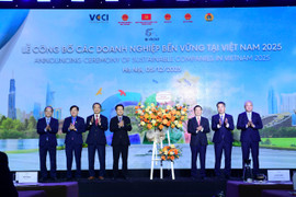 Công bố TOP 100 doanh nghiệp phát triển bền vững tại Việt Nam năm 2025