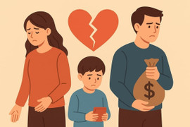 Từ 15/12, không cấp dưỡng cho con sau ly hôn có thể bị phạt đến 10 triệu đồng