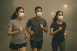 Chạy đêm cũng không thoát bụi mịn