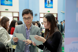 Sinh viên được kết nối với doanh nghiệp để tăng cơ hội tìm việc làm