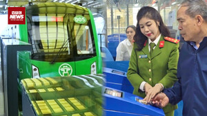 Soát vé tự động bằng CCCD, thẻ ngân hàng trên tuyến metro Hà Nội