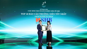 SHB được vinh danh trong TOP 10 doanh nghiệp có Báo cáo thường niên tốt nhất