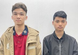 Bắt 2 thanh niên ở Thanh Hóa kề dao vào cổ tài xế để cướp xe
