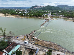 Đập Tam Giang- thắng cảnh nổi tiếng, công trình trọng yếu của Đắk Lắk tan hoang