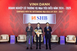 SHB được vinh danh 'Doanh nghiệp có thương vụ M&A tiêu biểu năm 2024-2025'