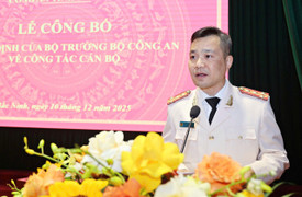 Đại tá Nguyễn Quốc Vương làm Phó giám đốc Công an tỉnh Bắc Ninh