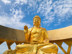 Hé lộ hình ảnh tôn tượng Đức Phật Câu Na Hàm sẽ an vị trên núi Bà Đen ngày 29/12