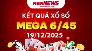 Vietlott 19/12 - Kết quả xổ số Vietlott hôm nay 19/12/2025 - Xổ số Mega 6/45