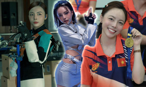 Sắc vóc 'hoa khôi bắn súng' mang hàm Thượng uý vừa phá kỷ lục ở SEA Games 33