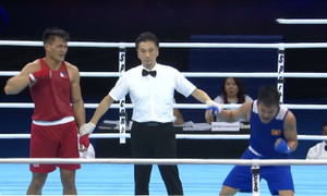 Võ sĩ quân hàm Đại úy từng rước đuốc A80 đánh thắng cao thủ bất bại ở SEA Games