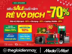 Cơ hội cuối cùng trong năm sắm hàng ngàn sản phẩm giá 'hời' tại MediaMart