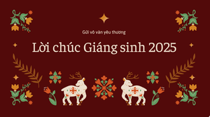 Lời chúc Giáng Sinh hay và ý nghĩa nhất