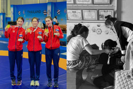 3 chị em vô địch SEA Games chịu nỗi đau mất cha, Trưởng đoàn Việt Nam chia buồn