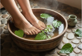 Ngâm chân bằng lá lốt thường xuyên có tốt?