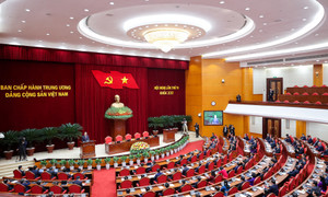 Toàn cảnh bế mạc Hội nghị Trung ương 15, khóa XIII