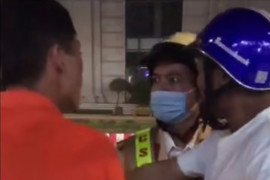 Bắt giữ kẻ đấm Cảnh sát giao thông Bắc Ninh khi bị kiểm tra nồng độ cồn