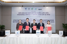 VinEnergo, VinFast, V-Green và Xanh SM hợp tác IDICO 'xanh hóa' khu công nghiệp