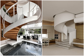 Những mẫu cầu thang xoắn ốc đẹp hiện đại được ưa chuộng