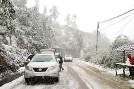 Tuyết Sa Pa dần biến mất trong vòng xoáy biến đổi khí hậu