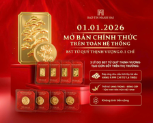 Dòng người chờ đón 'Tiểu Kim Cát' 0,1 chỉ: Tứ quý thịnh vượng Bảo Tín Mạnh Hải